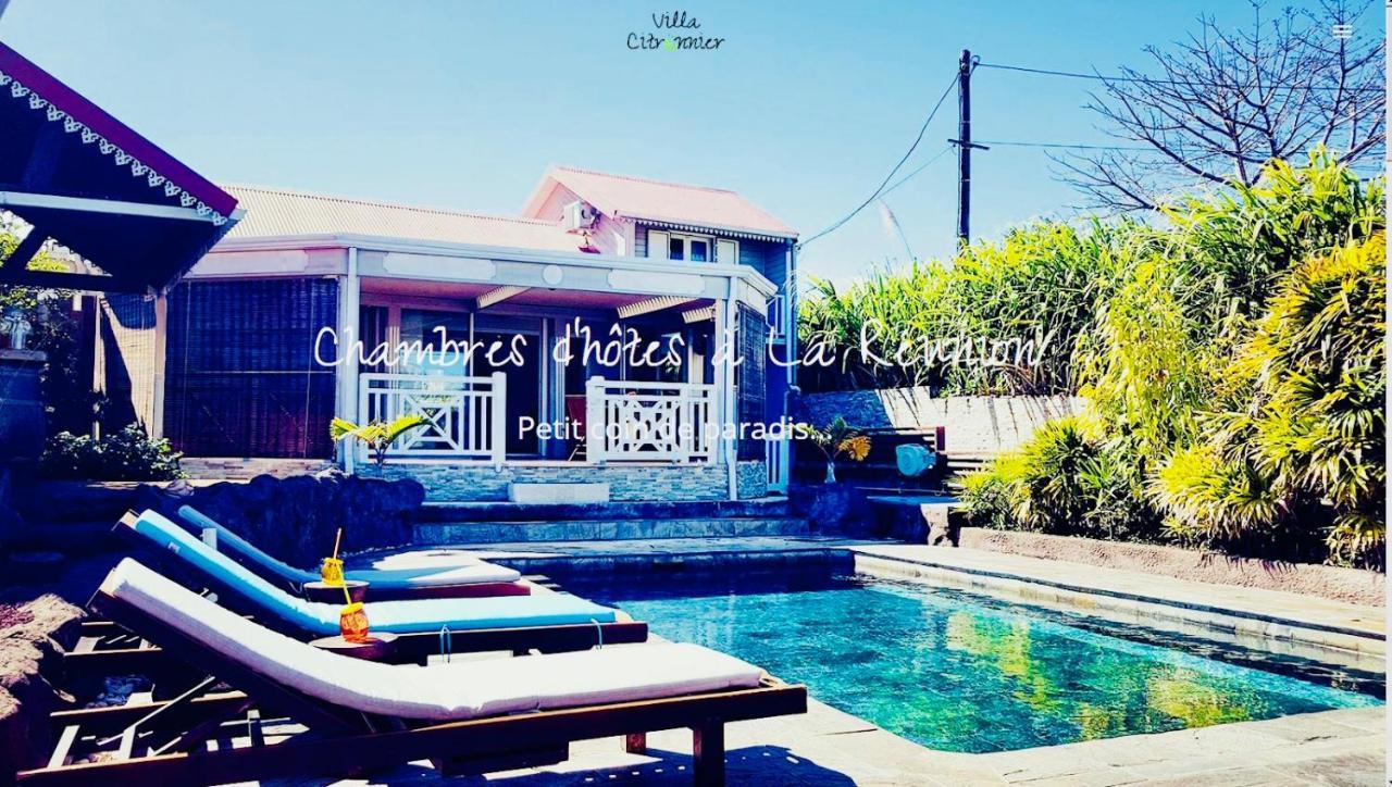 La Villa Citronnier Petite-Ile Luaran gambar